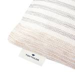 Housse de coussin Fresh-Stripe I Polyester - Gris