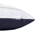 Housse de coussin Logo Tissu mélangé - Bleu marine