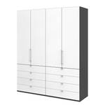 Falttürenschrank Loft II Havanna / Weiß - 200 x 236 cm