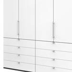 Armoire à portes pliantes Loft II Havanna / Blanc - 200 x 236 cm