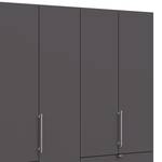 Falttürenschrank Loft IV Havanna - 250 x 236 cm - Schublade außen