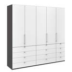 Falttürenschrank Loft II Havanna / Weiß - 250 x 236 cm