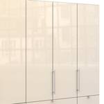 Vouwdeurkast Loft II Havanna / Magnoliakleurig glas - 250 x 216 cm