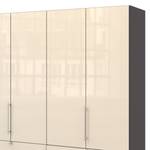 Falttürenschrank Loft II Havanna / Glas Magnolie - 300 x 216 cm