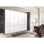 Vouwdeurkast Loft II Havanna / Wit glas - 300 x 236 cm