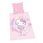 Beddengoed Hello Kitty katoen - roze