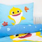 Babybeddengoed Baby Shark katoen - blauw