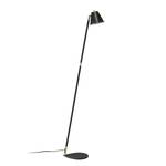 Lampadaire Pine Acier - 1 ampoule - Noir