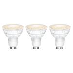 Lichtbron Smartlight V (set van 3) transparant glas/metaal - 3 lichtbronnen