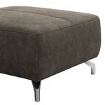 Repose-pieds Montaner Microfibre - Microfibre Priya: Anthracite