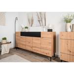 Sideboard Bedee I Eiche Artisan Dekor / Schwarz