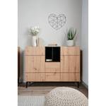 Kast Bedee II Artisan eikenhouten look/zwart