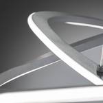 LED-hanglamp Ohio I silicone/ijzer - 1 lichtbron