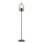 Lampadaire Grays Noir - Gris - Verre - Métal - 26 x 157 x 26 cm