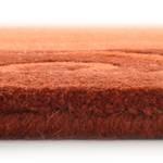 Wollen vloerkleed Ambadi 100% scheerwol - Terracotta - 70 x 140 cm