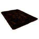 Tapis épais Flokato Tissu mélangé - Marron foncé - 60 x 90 cm