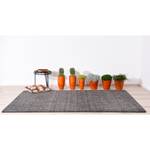 Tapis Nebraska Laine vierge / Coton - Anthracite - 140 x 200 cm