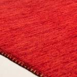 Laagpolig vloerkleed Manhattan textielmix - Rood - 70 x 140 cm