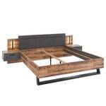 Bedframe Gondeville Bruin - Plaatmateriaal - 289 x 96 x 215 cm