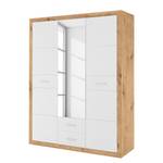 Armoire Morillon Imitation chêne Artisan / Blanc