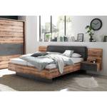 Bedframe Lechelle Bruin - Plaatmateriaal - 306 x 100 x 213 cm