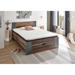 Bedframe Avrille Old Style donker look