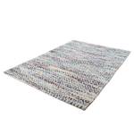 Tapis Smooth Comfort Diamond Laine vierge / Coton - Bleu - 85 x 155 cm