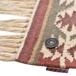 Wollen vloerkleed Vintage Kelim wol/katoen - rood