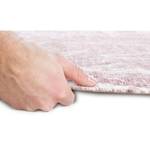 Laagpolig vloerkleed Fine Lines textielmix - Roze - 155 x 230 cm