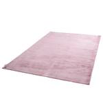 Laagpolig vloerkleed Shine viscose - Roze - 65 x 135 cm
