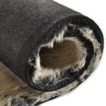 Tapis en fourrure synthétique Furry I Fibres synthétiques - Marron clair - 60 x 135 cm