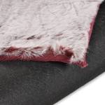 Tapis en fourrure synthétique Furry I Fibres synthétiques - Rose - 40 x 60 cm