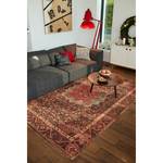 Laagpolig vloerkleed Funky Orient Ghom vlakweefsel - rood - 75 x 140 cm