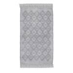Tapis de bain Vintage coton - Gris clair - 70 x 160 cm