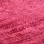 Laagpolig vloerkleed Shine viscose - Roze - 50 x 80 cm