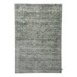 Laagpolig vloerkleed Shine viscose - Olijfgroen - 50 x 80 cm