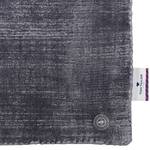 Laagpolig vloerkleed Shine viscose - Antraciet - 50 x 80 cm