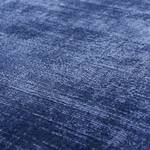 Laagpolig vloerkleed Shine viscose - Blauw - 85 x 155 cm