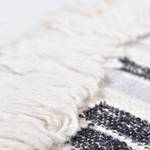 Tapis Vintage Cozy Laine / Coton - Noir / Blanc - 160 x 230 cm