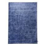 Laagpolig vloerkleed Shine viscose - Blauw - 50 x 80 cm