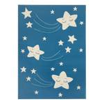 Kindervloerkleed Stardust polypropeen - Hemelsblauw - 160 x 220 cm
