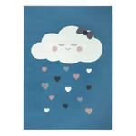 Kindervloerkleed Lovely Sky polypropeen - Hemelsblauw - 120 x 170 cm