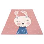 Tapis enfant Bunny Polly Polypropylène - Rose - 160 x 220 cm