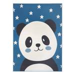 Kinderteppich Panda Pepples Polypropylen - Himmelblau - 80 x 150 cm