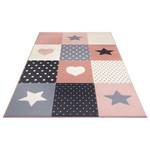 Kindervloerkleed Pretty Patchwork polypropeen - Roze - 160 x 220 cm