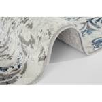 Laagpolig vloerkleed Izan polypropeen - zilverkleurig/donkerblauw - 80 x 150 cm