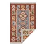 Tapis réversible Villentrois Polyester / Polypropylène - Multicolore - 70 x 140 cm