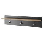 Wandgarderobe Bozel Kastanie Dekor / Grau - Breite: 107 cm