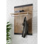 Garderobepaneel Bozel Bruin - Plaatmateriaal - 80 x 107 x 25 cm