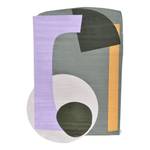 Laagpolig vloerkleed Shapes Eight kunstvezels - meerdere kleuren - 155 x 230 cm